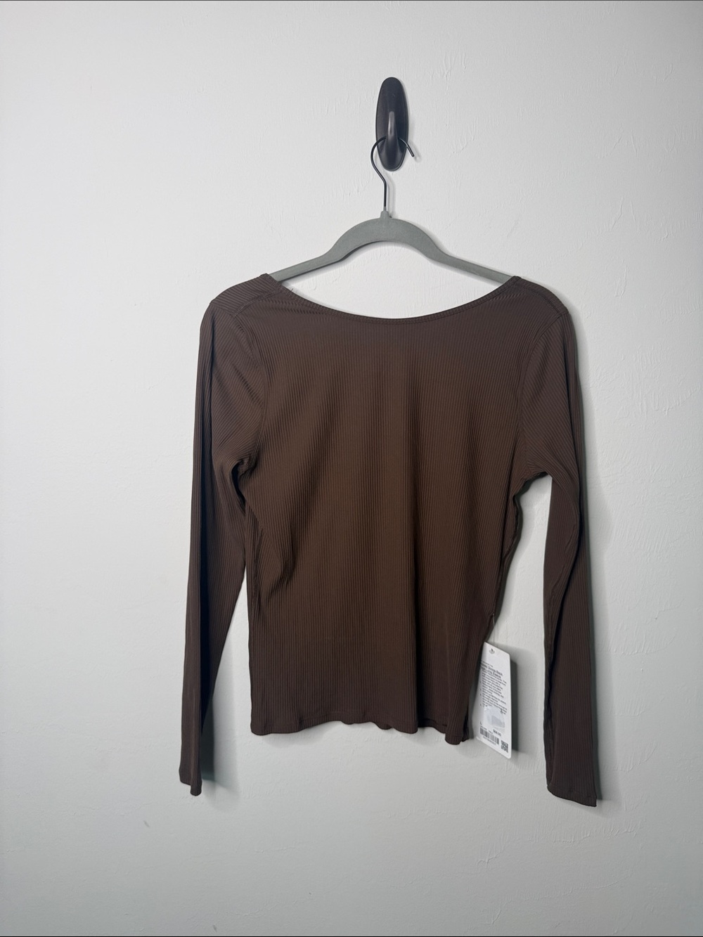 Lululemon Ribbed scoop back yoga long sleeve